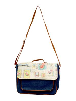 blue denim satchel - 10334885 - Standard Image - 5