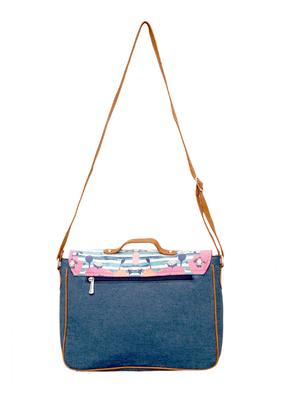 blue denim satchel - 10334888 - Standard Image - 2