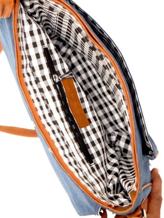 blue denim satchel - 10334888 - Zoom Image - 3
