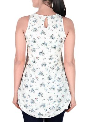 sanchey white printed top - 10342820 - Standard Image - 3