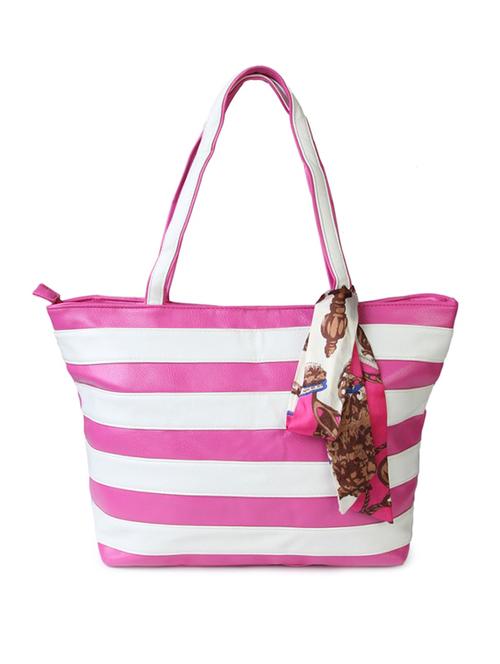 multi coloured polyester tote - 10346356 - Standard Image - 1