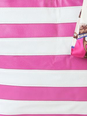 multi coloured polyester tote - 10346356 - Standard Image - 4