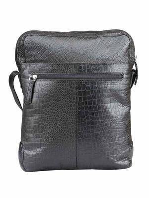 black leather sling bag - 10346717 - Standard Image - 2