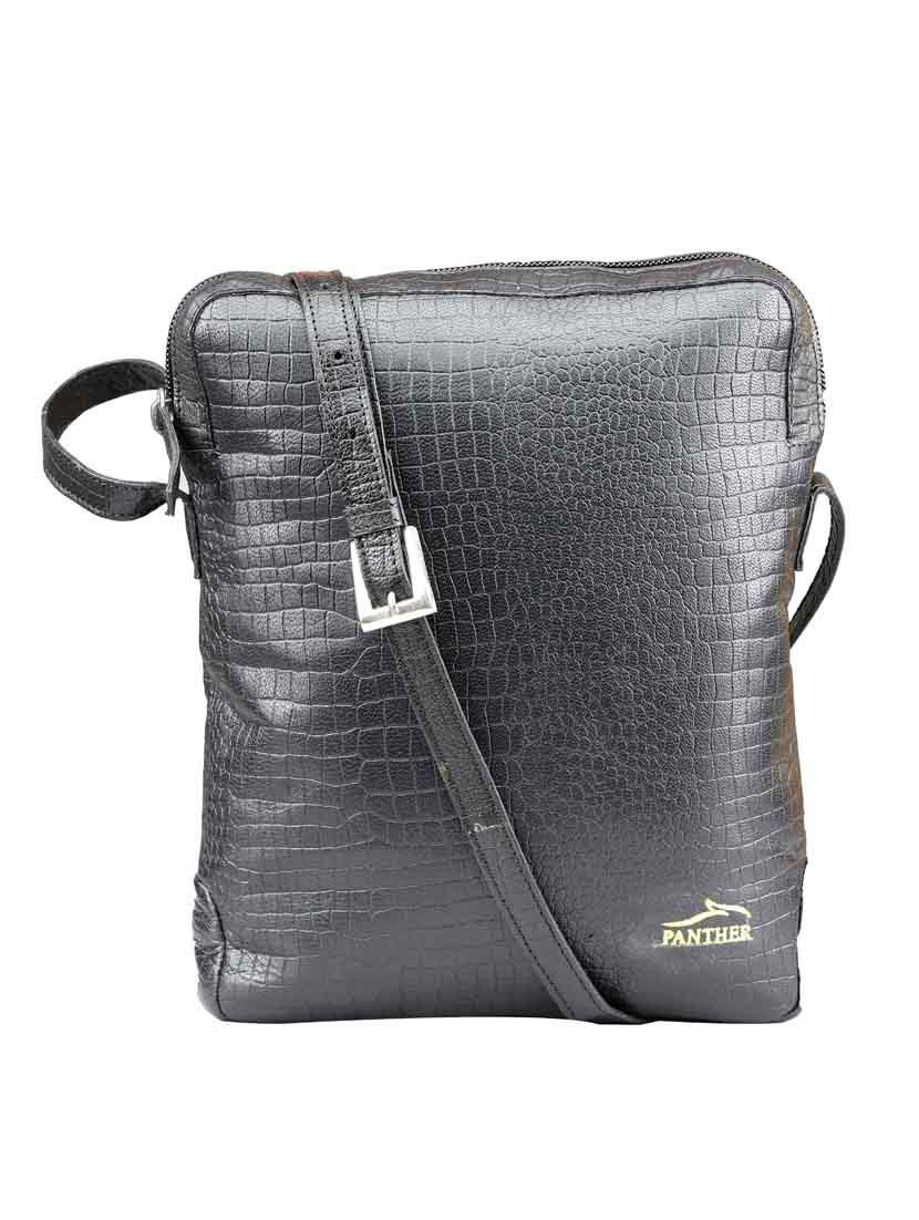 black leather sling bag - 10346717 - Zoom Image - 4