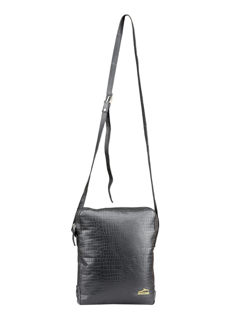 black leather sling bag - 10346717 - Zoom Image - 5