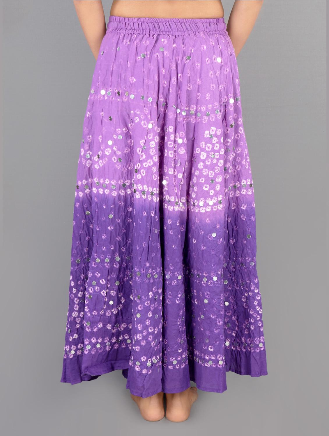 bandhani printed long skirt - 1034740 - Zoom Image - 2
