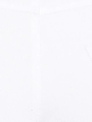 white cotton regular shorts - 10353007 - Standard Image - 4