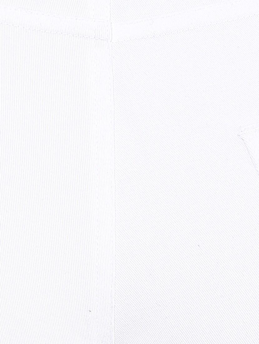 white cotton regular shorts - 10353007 - Zoom Image - 4