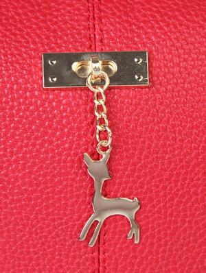 red leatherette slingbag - 10362461 - Standard Image - 4
