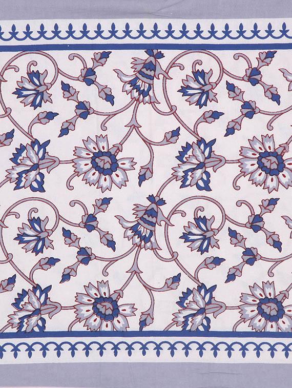 cotton jaipuri traditional double bedsheet with 2 pillwo cover - 10364307 - Zoom Image - 3