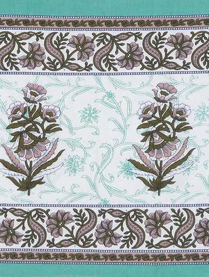 cotton jaipuri traditional double bedsheet with 2 pillwo cover - 10364490 - Standard Image - 3
