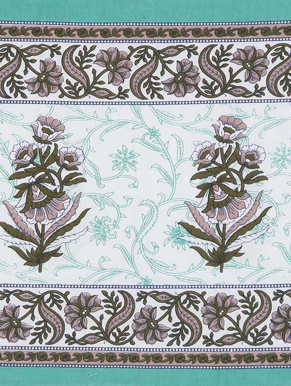 cotton jaipuri traditional double bedsheet with 2 pillwo cover - 10364490 - Zoom Image - 3