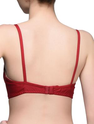 bow patch solid bra - 1036538 - Standard Image - 3