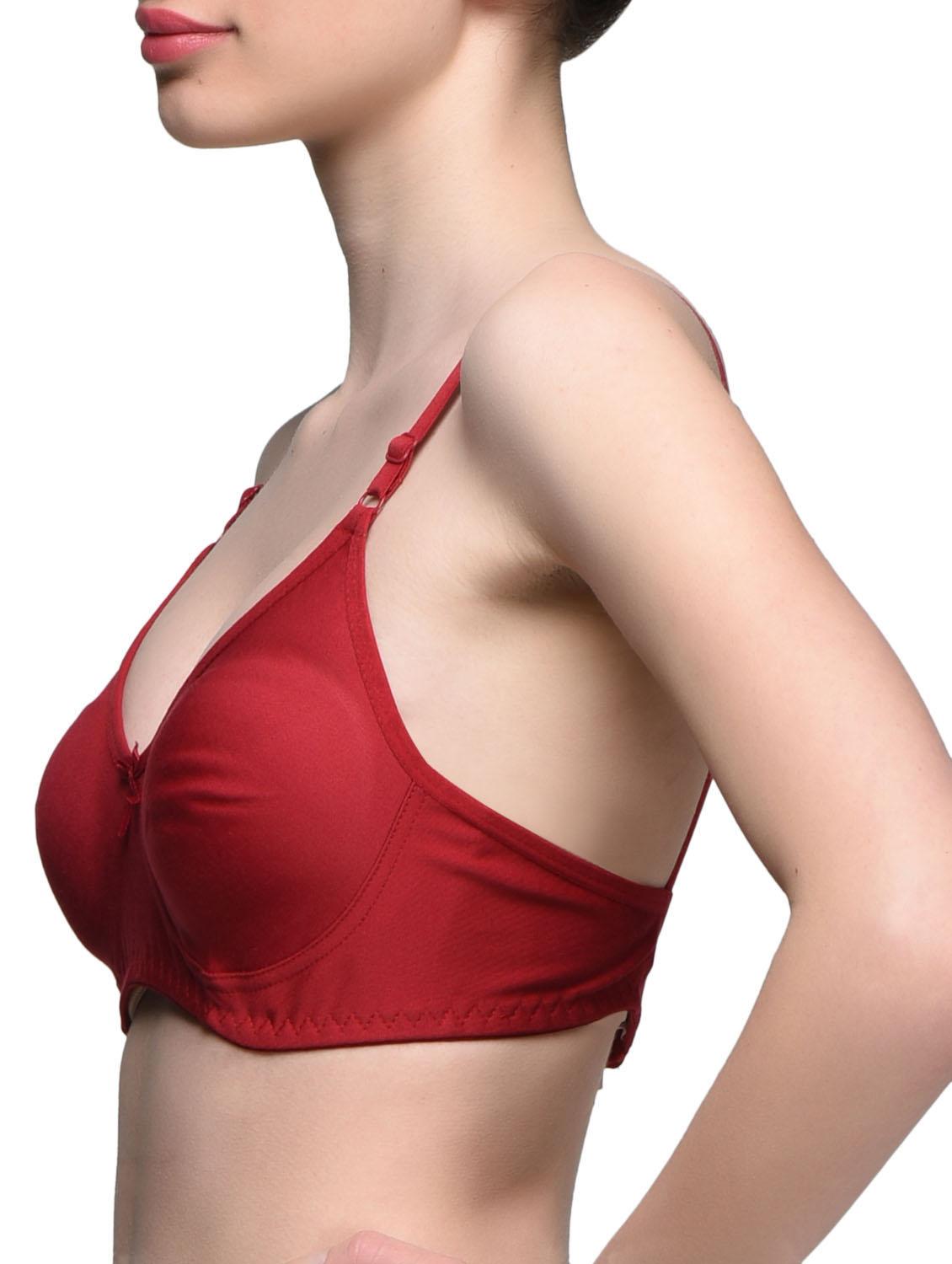 bow patch solid bra - 1036538 - Zoom Image - 2