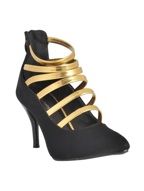 black satin heels - 10387560 - Very Small Image - 1
