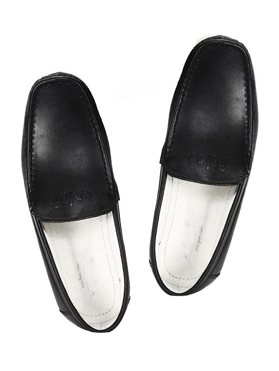 black leather loafers - 10388787 - Zoom Image - 4