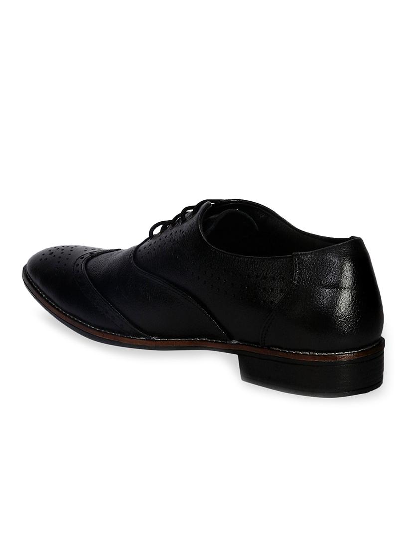 black leather formal shoes - 10388792 - Zoom Image - 3
