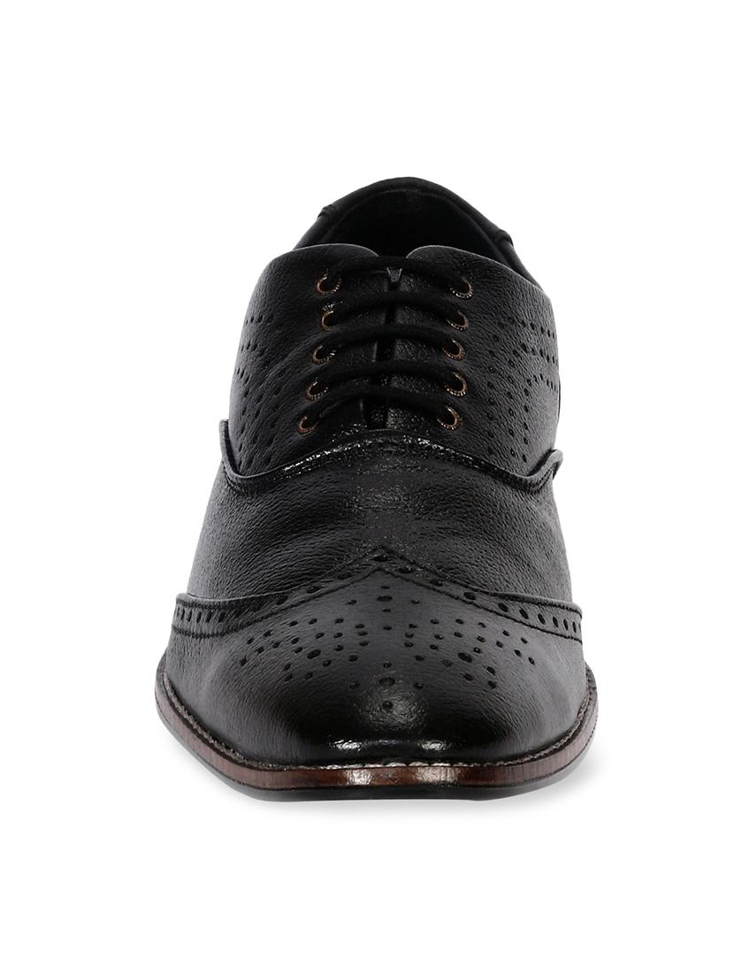 black leather formal shoes - 10388792 - Zoom Image - 4
