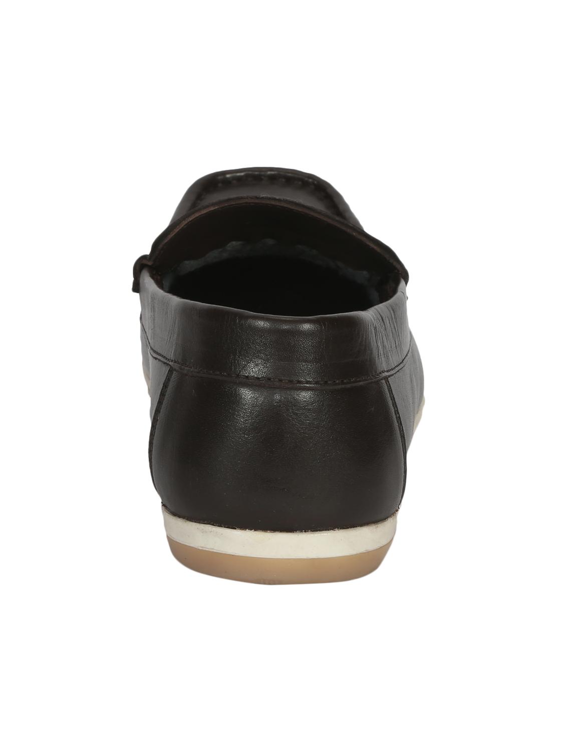 brown leather loafers - 10388802 - Zoom Image - 3