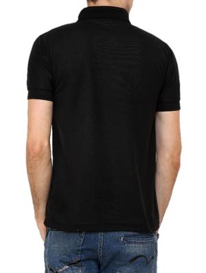 black polycotton t-shirt - 10393666 - Standard Image - 2