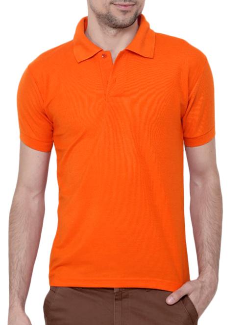 orange cotton t-shirt - 10393698 - Standard Image - 1