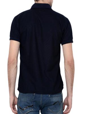 sky,navy poly cotton tshirt - 10393858 - Standard Image - 3