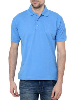 sky,navy poly cotton tshirt - 10393858 - Standard Image - 4