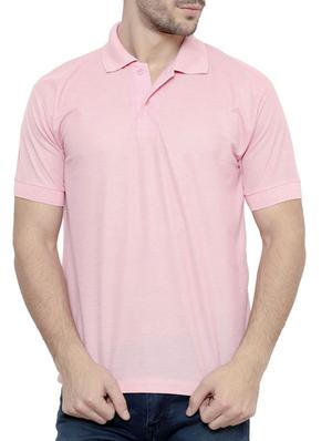 maroon,pink poly cotton tshirt - 10394042 - Standard Image - 4
