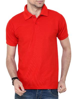 red,pink poly cotton tshirt - 10394054 - Standard Image - 4