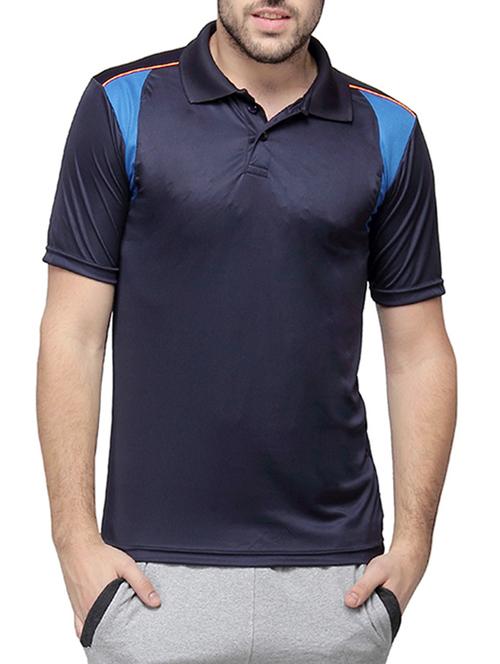 blue colored, cotton sports jersey - 10398840 - Standard Image - 1