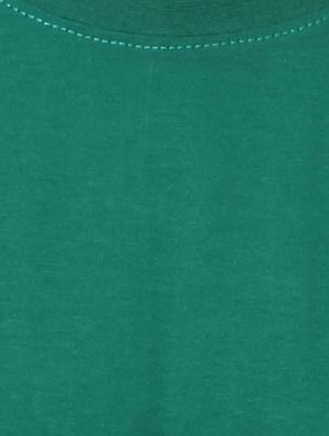 solid green cotton t-shirt - 10398854 - Standard Image - 4