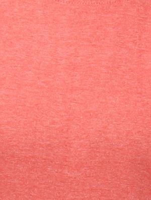 peach cotton color block t- shirt - 10398885 - Standard Image - 4