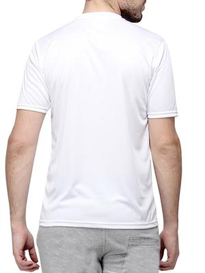 solid white cotton t-shirt - 10398893 - Standard Image - 3
