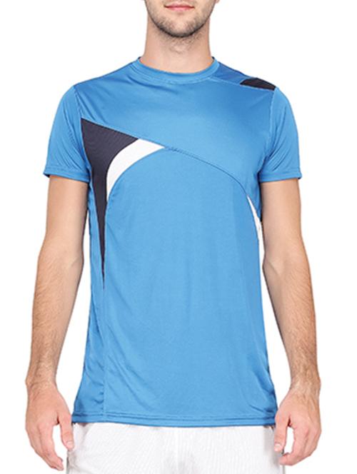 light blue polyester t-shirt - 10399033 - Standard Image - 1