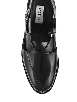 black leather sandals - 10403428 - Standard Image - 4