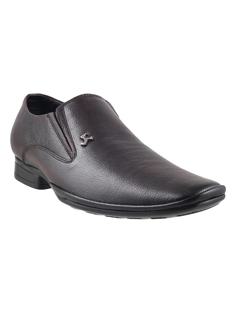 brown leather formal shoes - 10403841 - Zoom Image - 1