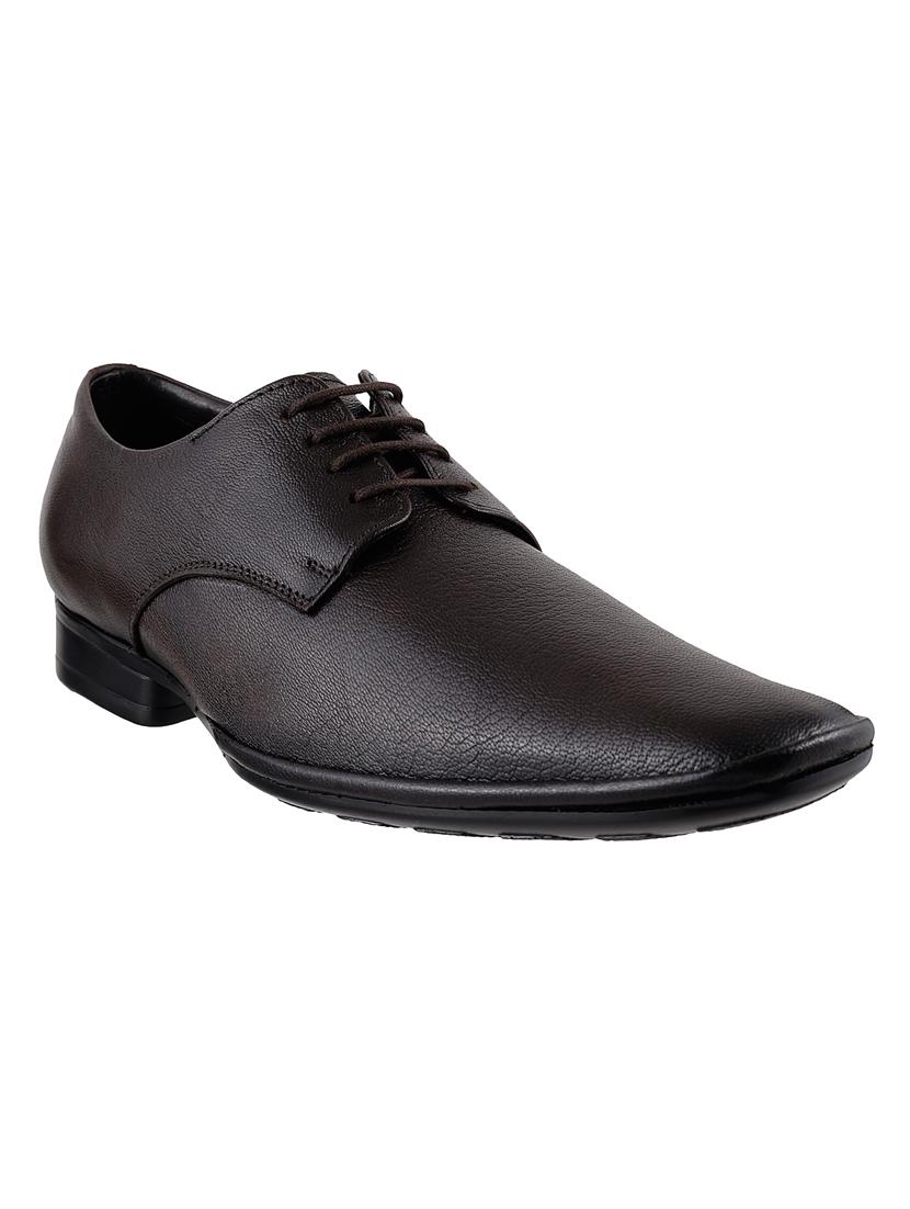 brown leather formal shoes - 10403844 - Zoom Image - 1