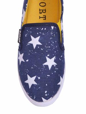 brown leatherette slip on shoe - 10408808 - Standard Image - 4