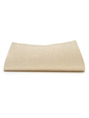 cream jute ethnic clutch - 10411604 - Standard Image - 2