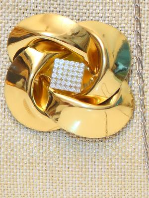 cream jute ethnic clutch - 10411604 - Standard Image - 4