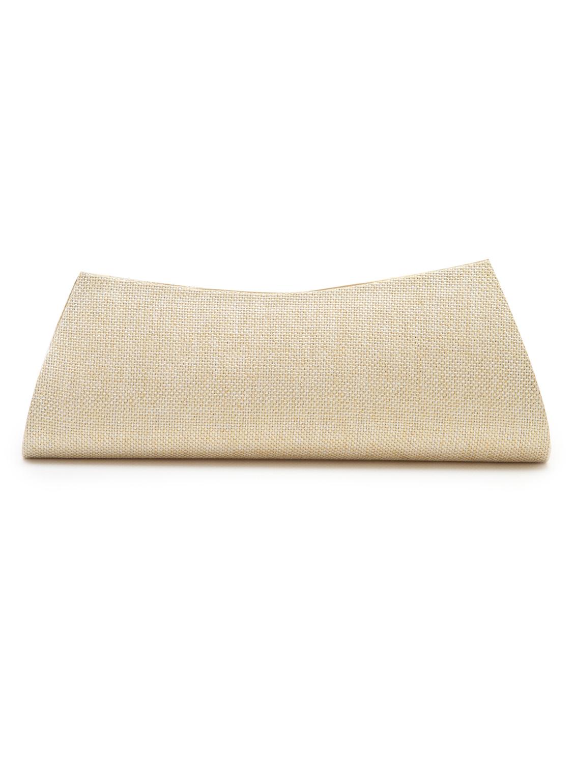 cream jute ethnic clutch - 10411604 - Zoom Image - 2