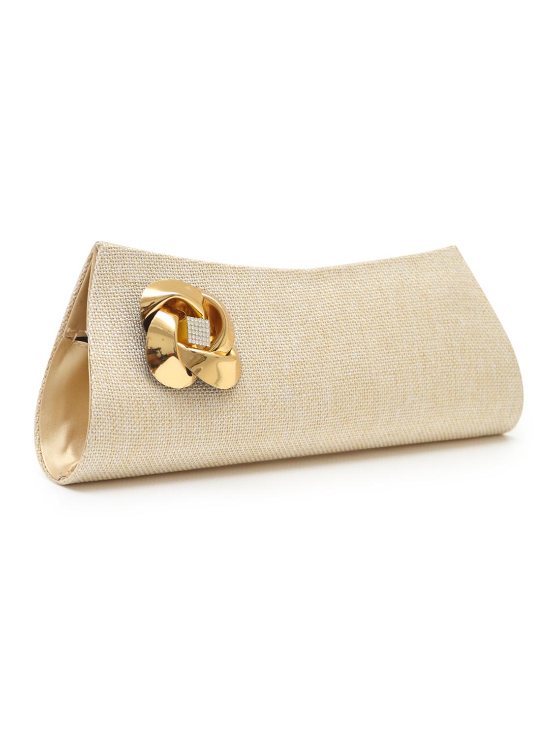 cream jute ethnic clutch - 10411604 - Zoom Image - 5