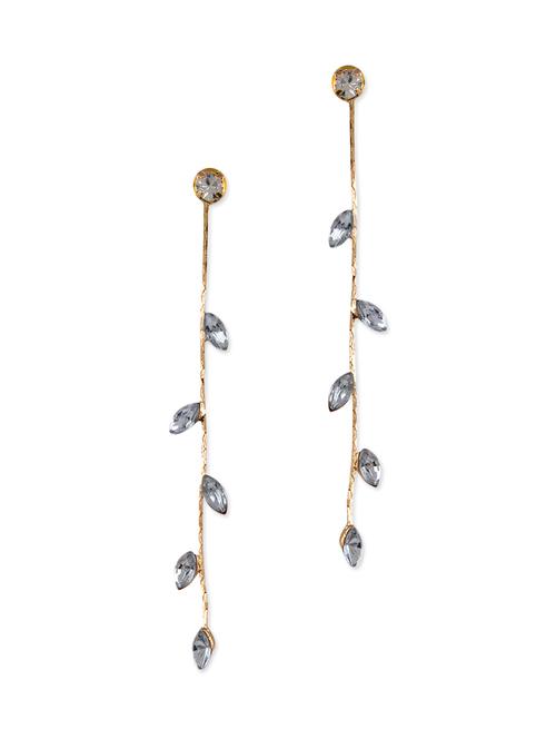 grey metal drop earrings - 10411832 -  Standard Image - 0