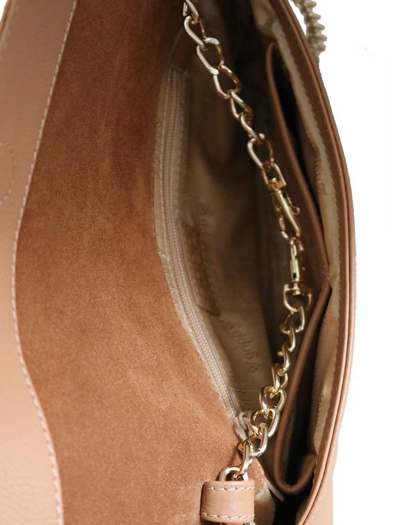 brown croc print leather sling bag - 10412423 - Zoom Image - 3