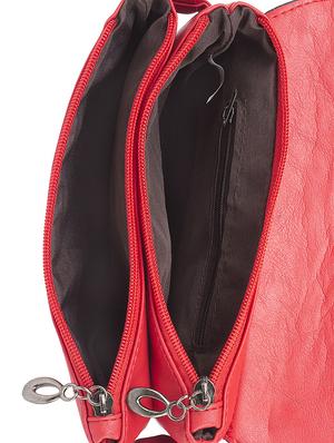 vermillion faux leather sling bag - 10419914 - Standard Image - 3