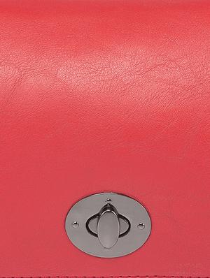 vermillion faux leather sling bag - 10419914 - Standard Image - 4