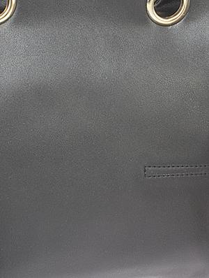 black faux leather handbag - 10419925 - Standard Image - 4
