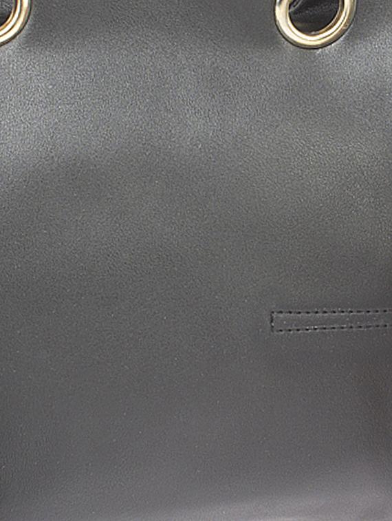 black faux leather handbag - 10419925 - Zoom Image - 4