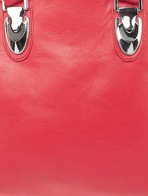 vermillion faux leather handbag - 10419927 - Standard Image - 4