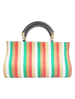 multicolor faux leather clutch - 10419944 - Standard Image - 2